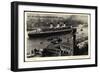 Hamburg, Hsdg Dampfer Cap Arcona, Ausreise-null-Framed Giclee Print