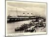 Hamburg, HSDG, Dampfschiff Cap Arcona, Überseebrücke-null-Mounted Giclee Print