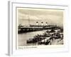 Hamburg, HSDG, Dampfschiff Cap Arcona, Überseebrücke-null-Framed Giclee Print