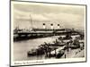 Hamburg, HSDG, Dampfschiff Cap Arcona, Überseebrücke-null-Mounted Giclee Print