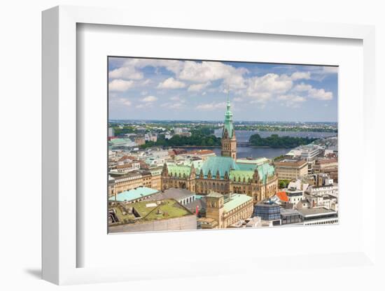 Hamburg in A Summer Day-SergiyN-Framed Photographic Print