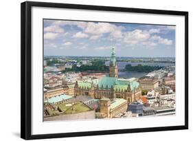Hamburg in A Summer Day-SergiyN-Framed Photographic Print