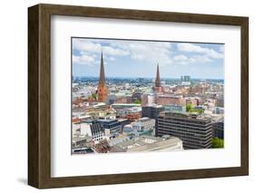 Hamburg in A Summer Day-SergiyN-Framed Photographic Print