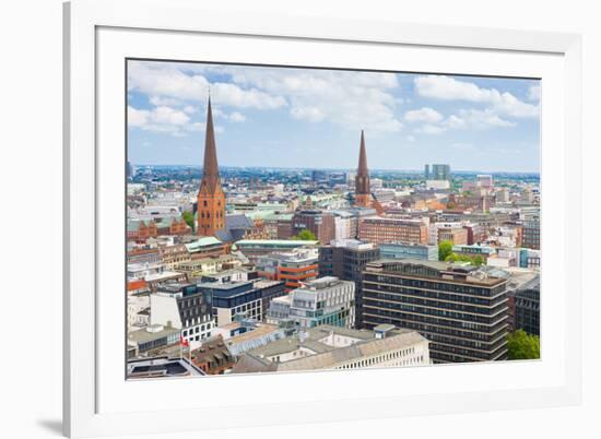 Hamburg in A Summer Day-SergiyN-Framed Photographic Print
