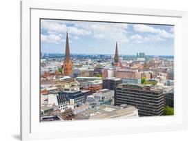 Hamburg in A Summer Day-SergiyN-Framed Photographic Print