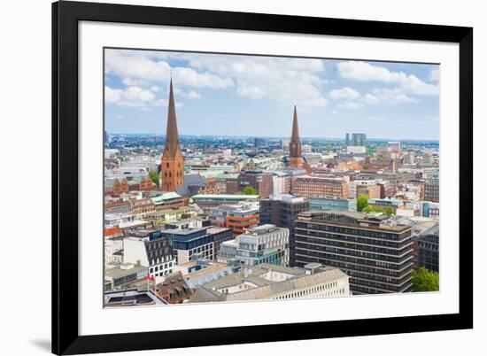 Hamburg in A Summer Day-SergiyN-Framed Photographic Print