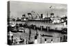 Hamburg, Kdf Dampfschiff Wilhelm Gustloff Im Hafen-null-Stretched Canvas