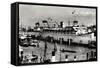 Hamburg, Kdf Dampfschiff Wilhelm Gustloff Im Hafen-null-Framed Stretched Canvas