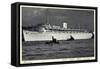 Hamburg, Kdf Schiff, Wilhelm Gustloff, Dampfer-null-Framed Stretched Canvas