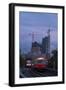 Hamburg, Landing Stages, Dusk-Catharina Lux-Framed Photographic Print