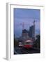 Hamburg, Landing Stages, Dusk-Catharina Lux-Framed Photographic Print