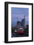 Hamburg, Landing Stages, Dusk-Catharina Lux-Framed Photographic Print