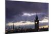 Hamburg, Landing Stages, Harbour, Dusk-Catharina Lux-Mounted Photographic Print