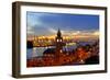 Hamburg Landungsbruecken Sunset Rf-topaspics-Framed Photographic Print