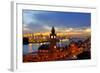 Hamburg Landungsbruecken Sunset Rf-topaspics-Framed Photographic Print