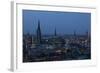 Hamburg, Old Town, Dusk-Catharina Lux-Framed Photographic Print