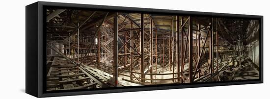 Hamburg, Panorama, Elbphilharmonie, Interior Scaffolding, Roof-Catharina Lux-Framed Stretched Canvas