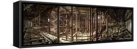 Hamburg, Panorama, Elbphilharmonie, Interior Scaffolding, Roof-Catharina Lux-Framed Stretched Canvas