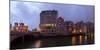 Hamburg, Panorama, Historical Deichstrasse, Nikolaifleet, in the Evening-Catharina Lux-Mounted Photographic Print