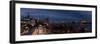 Hamburg, Panorama, Landing Stages, in the Evening-Catharina Lux-Framed Photographic Print