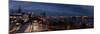 Hamburg, Panorama, Landing Stages, in the Evening-Catharina Lux-Mounted Photographic Print
