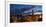 Hamburg, Panorama, Landing Stages, in the Evening-Catharina Lux-Framed Photographic Print