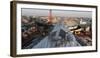 Hamburg, Panorama, Roof of the Elbphilharmonie, Construction Site-Catharina Lux-Framed Photographic Print