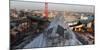 Hamburg, Panorama, Roof of the Elbphilharmonie, Construction Site-Catharina Lux-Mounted Photographic Print
