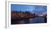 Hamburg, Panorama, Speicherstadt (City of Warehouses), in the Evening-Catharina Lux-Framed Photographic Print