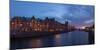 Hamburg, Panorama, Speicherstadt (City of Warehouses), in the Evening-Catharina Lux-Mounted Photographic Print