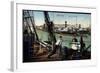 Hamburg, Partie Am Hafen, Arbeiter an Deck-null-Framed Giclee Print