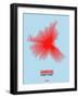 Hamburg Radiant Map 1-NaxArt-Framed Art Print