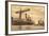 Hamburg, Rosshafen, Hapag, Dampfer Imperator, Kran-null-Framed Giclee Print