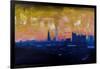 Hamburg Skyline with Elbe Philharmonic Hall-Markus Bleichner-Framed Art Print