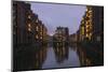 Hamburg, Speicherstadt, Dusk-Catharina Lux-Mounted Photographic Print