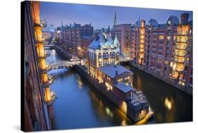 Hamburg- Speicherstadt.-rudi1976-Stretched Canvas