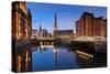 Hamburg- Speicherstadt.-rudi1976-Stretched Canvas