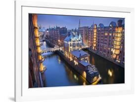 Hamburg- Speicherstadt.-rudi1976-Framed Photographic Print