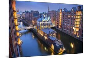 Hamburg- Speicherstadt.-rudi1976-Mounted Photographic Print