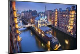 Hamburg- Speicherstadt.-rudi1976-Mounted Photographic Print