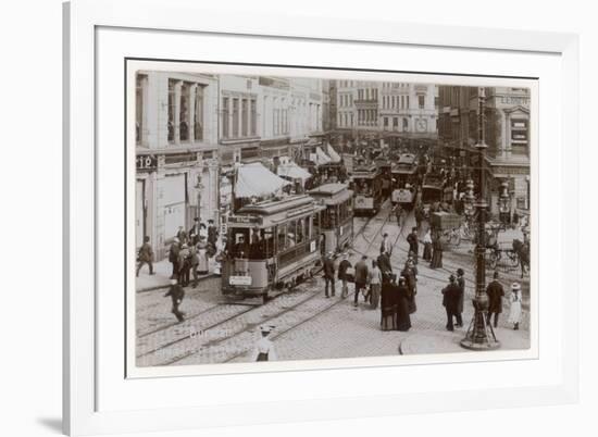 Hamburg Street Scene-null-Framed Photographic Print