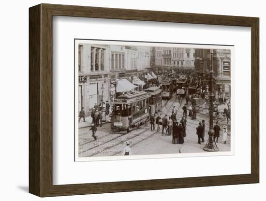 Hamburg Street Scene-null-Framed Photographic Print