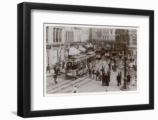 Hamburg Street Scene-null-Framed Photographic Print