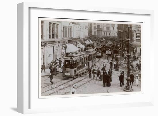 Hamburg Street Scene-null-Framed Photographic Print