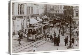 Hamburg Street Scene-null-Stretched Canvas