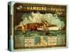 Hamburg to Helgoland-German School-Stretched Canvas