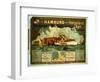 Hamburg to Helgoland-German School-Framed Giclee Print