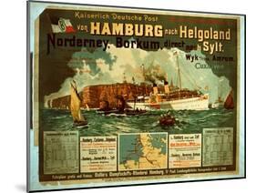 Hamburg to Helgoland-German School-Mounted Giclee Print