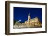 Hamburg Town Hall at Night-IndustryAndTravel-Framed Photographic Print