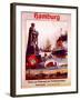 Hamburg: United for the Advancement of Tourism', Poster Advertising the Hamburg America Line, 1906-null-Framed Giclee Print